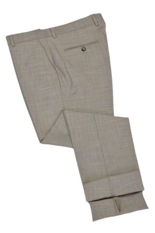 Erkek Klasik Pilesiz  Kumaş Pantolon BGL-ST04740 BEJ - 46