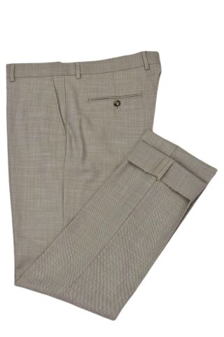 Erkek Klasik Pilesiz  Kumaş Pantolon BGL-ST04740 BEJ - 46