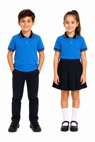 Kolej Turkuaza Mavi Tişört BGL-ST02243