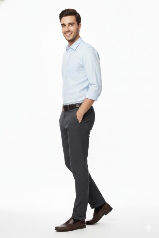Erkek Kışlık Kanvas Pantolon BGL-ST03958 ANTRASİT - 50