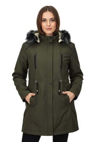 Kadın Kapüşonlu İçi Peluş Mont BGL-ST05029