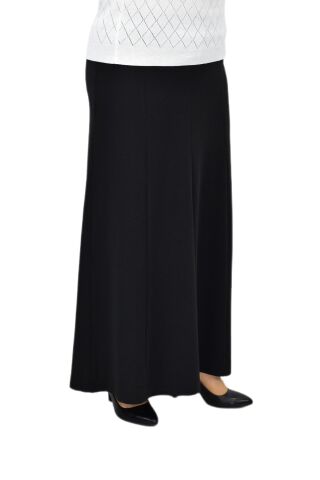 Kadın Kumaş Lastikli Kemer Balık Model Etek BGL-ST04204 LACİVERT - 52