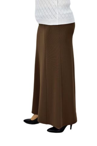 Kadın Kumaş Lastikli Kemer Balık Model Etek BGL-ST04204 LACİVERT - 52