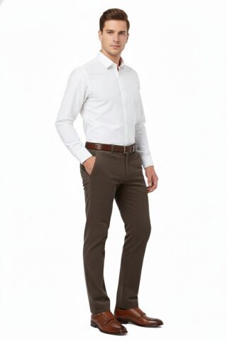 Erkek Kadife Pantolon Regular Kalıp BGL-ST05055 GRİ - 54