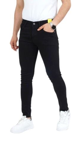 Erkek Siyah Kot Pantolon Skınnfıt 1000 BGL-ST02316 SİYAH - 33/32