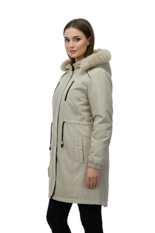 Kadın Kapüşonlu İçi Peluş Mont BGL-ST05028