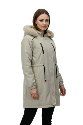 Kadın Kapüşonlu İçi Peluş Mont BGL-ST05028