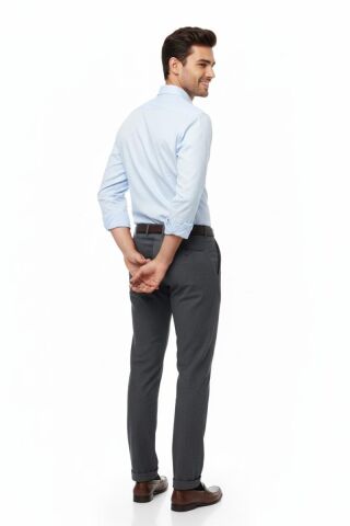 Erkek Kışlık Kanvas Pantolon BGL-ST03958 FÜME - 54