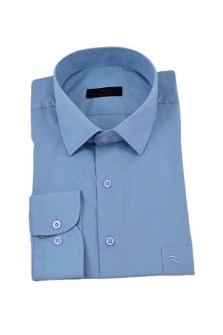 Erkek Klasik Tek Cepli Uzun Kol Gömlek BGL-ST04336 ELMA - 2XL