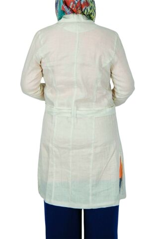 Kadın Kemerli Keten Tunik EFL3176