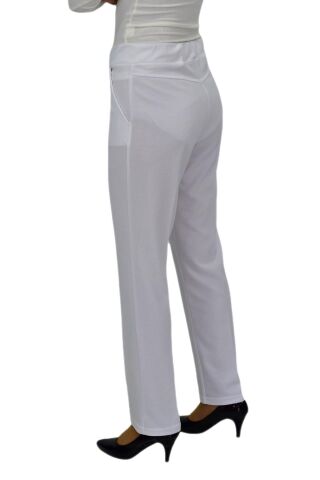 Kadın Kumaş Pantolon Kemer Lastikli BGL-ST04320 KREM - 38